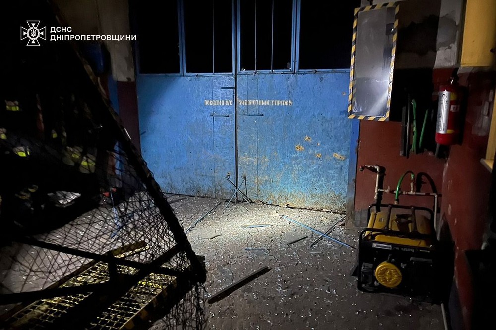 Ворог завдав удару по пожежно рятувальному підрозділу на Дніпропетровщині 2