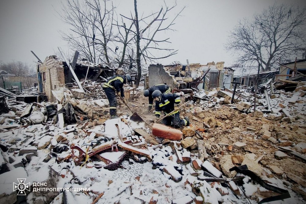 наслідки смертельного обстрілу Дніпропетровщини 18 лютого 2