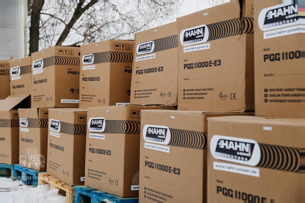 Дніпропетровщина отримала 37 генераторів від міжнародних партнерів (фото)