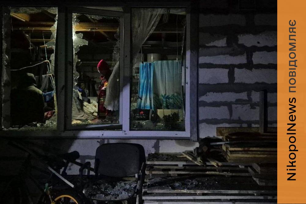 Ввечері і вночі ворог обстріляв Нікопольщину, поранено дитину у Дніпровському районі 1 Ввечері і вночі ворог обстріляв Нікопольщину, поранено дитину у Дніпровському районі
