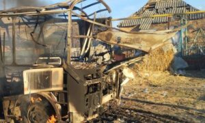 У Нікополі побито лікарню, в районі знищено автобус, 2 загиблих і 3 поранених на Синельниківщині протягом дня 11 лютого (фото)