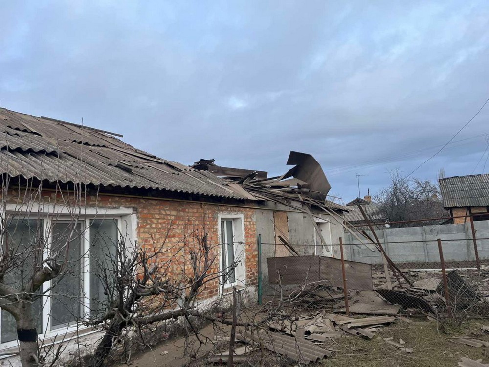 Фото наслідків обстрілу Марганецької громади