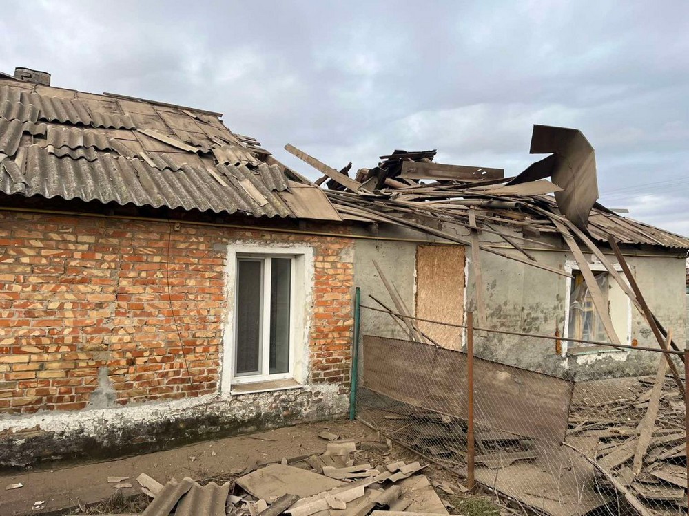 Фото наслідків обстрілу Марганецької громади