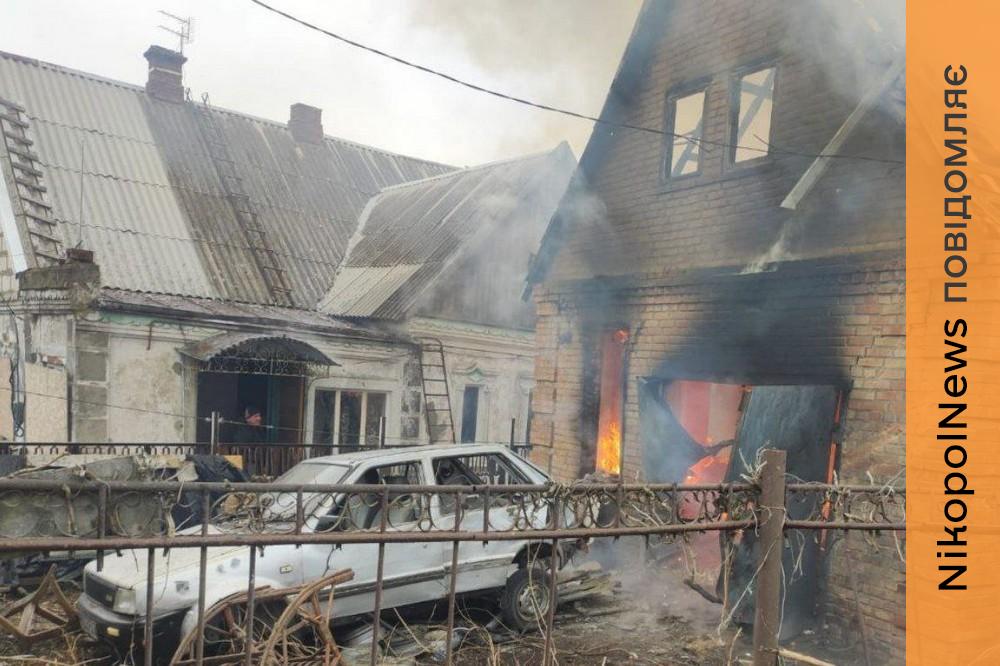 У Нікополі та на Синельниківщині є поранені і руйнування, сталися пожежі (фото) 1 у Нікополі