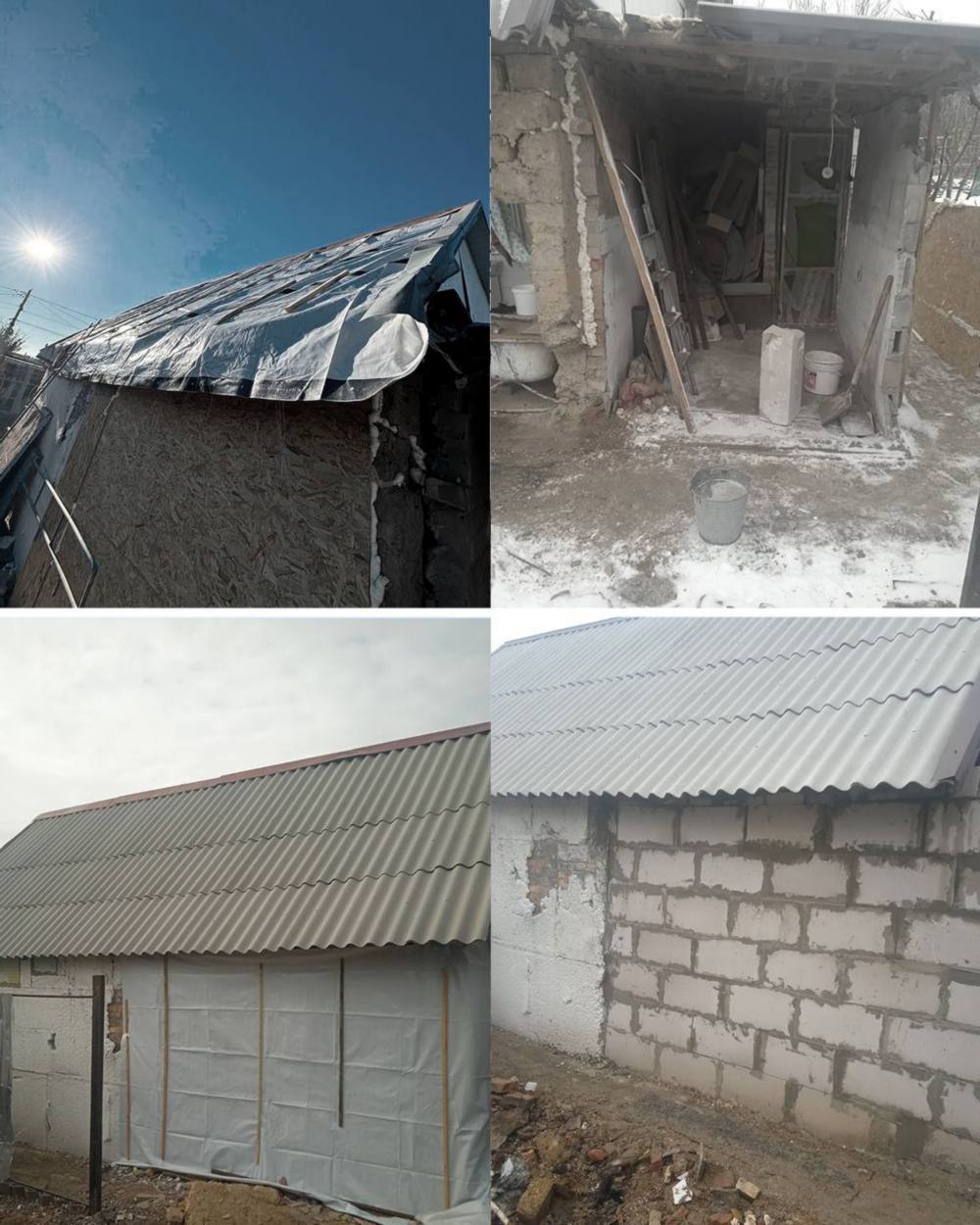 у Нікополі відновлюють пошкоджене ворогом житло