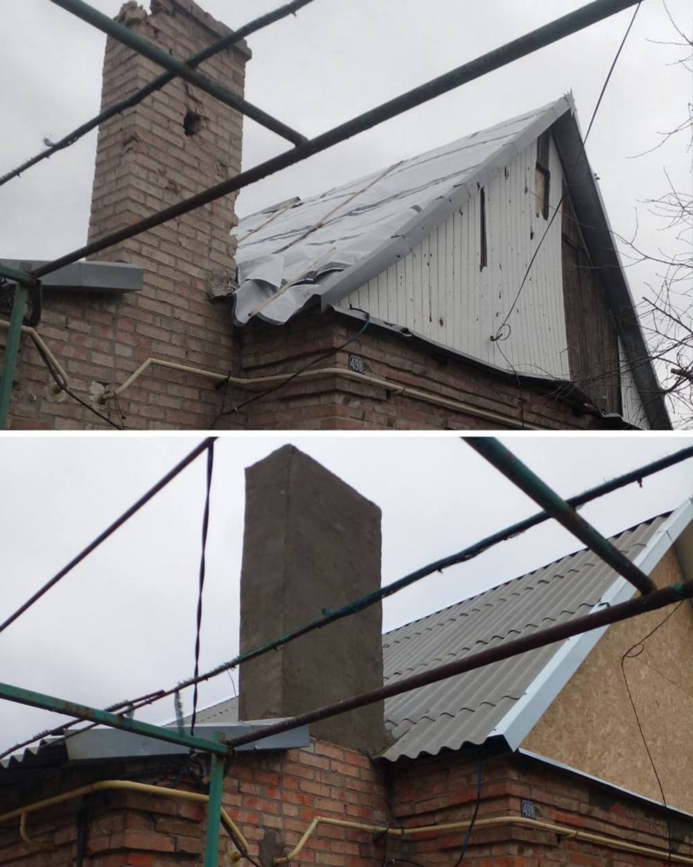 у Нікополі відновлюють пошкоджене ворогом житло 3