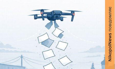 Інформацію про скиди отруєних листівок у Нікополі офіційно прокоментували у РВА