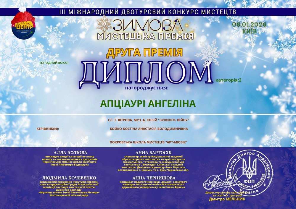 В учнів мистецьких шкіл Покрова нові перемоги (фото)