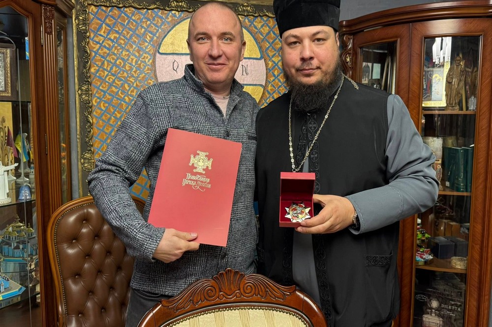 Командира Нікопольської частини нагороджено орденом святого Георгія Переможця 3 Командира Нікопольської частини нагороджено орденом святого Георгія Переможця 3