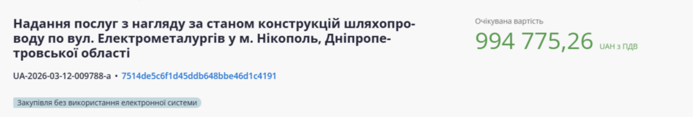 Нагляд за шляхопроводом у Нікополі 2 Нагляд за шляхопроводом у Нікополі 2