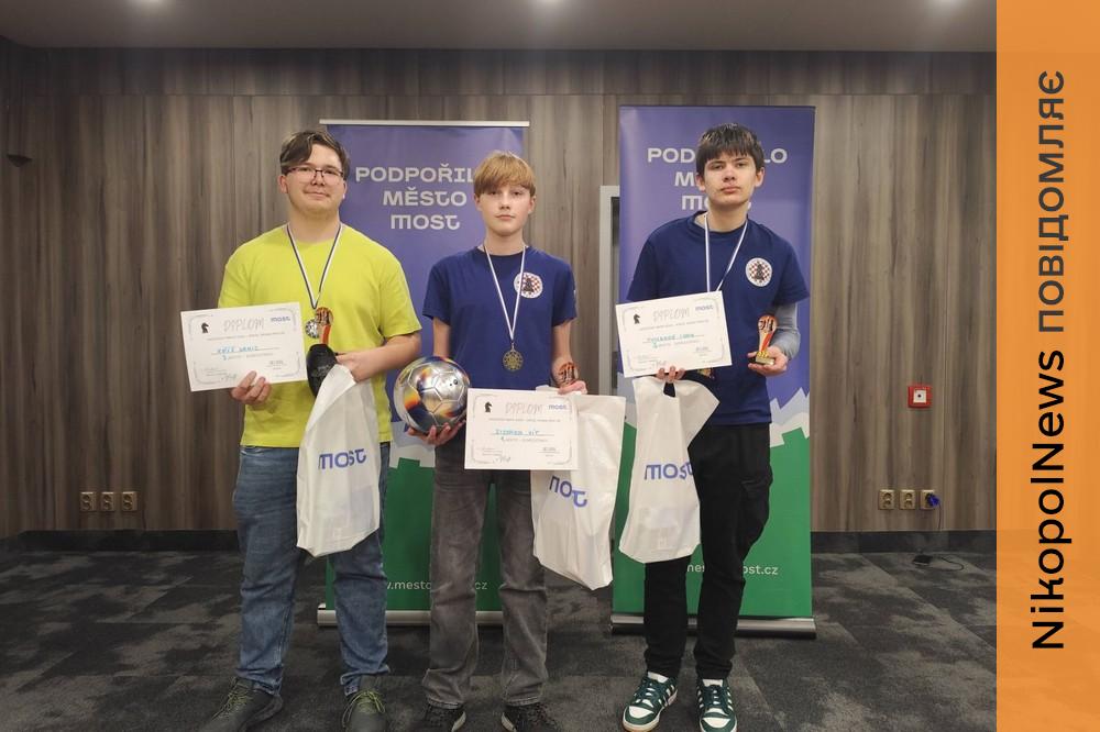  Шахіст з Нікополя здобув III місце на змаганнях в Чехії