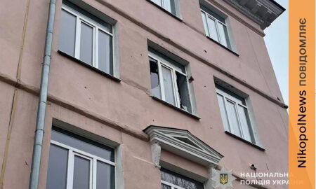 наслідки обстрілів Нікополя та області зафіксували поліцейські 2