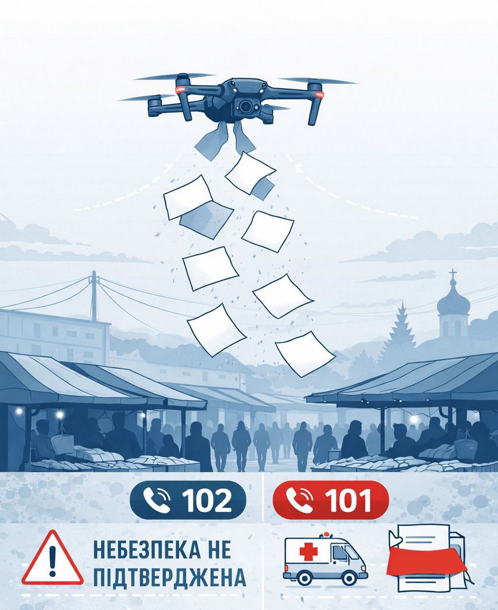 Інформацію про скиди отруєних листівок у Нікополі офіційно прокоментували у РВА