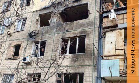 У Нікополі ще одна поранена, побито понад 70 будинків – ворог випустив по місту 40 снарядів з "Граду"
