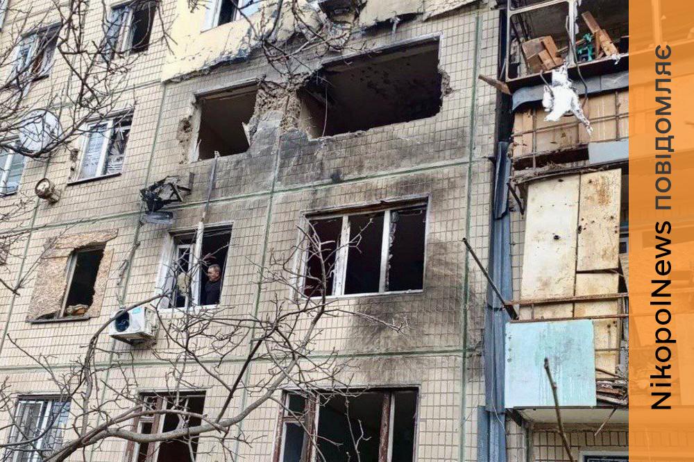 У Нікополі ще одна поранена, побито понад 70 будинків – ворог випустив по місту 40 снарядів з "Граду"