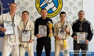 Нікопольські поліцейські - призери обласних змагань з рукопашного бою (фото)