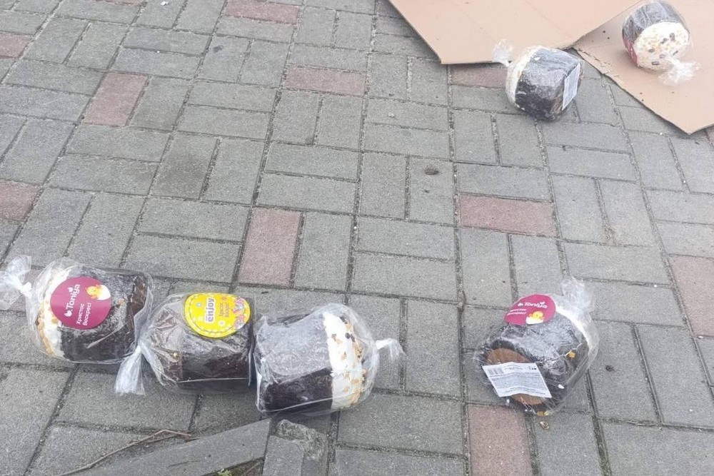 У Нікополі атаковано автівку с Великодніми пасками