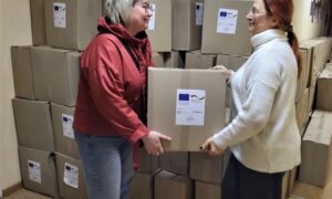 У Нікополі ВПО певної категорії отримали гігієнічні набори (фото)