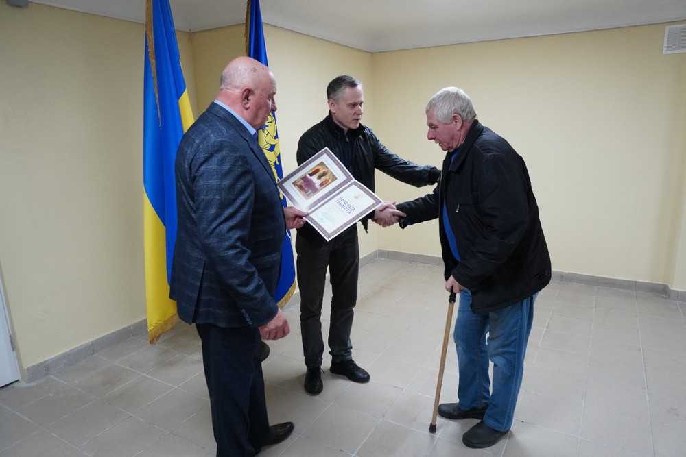 У Нікополі нагородили ліквідаторів аварії на ЧАЕС: фото