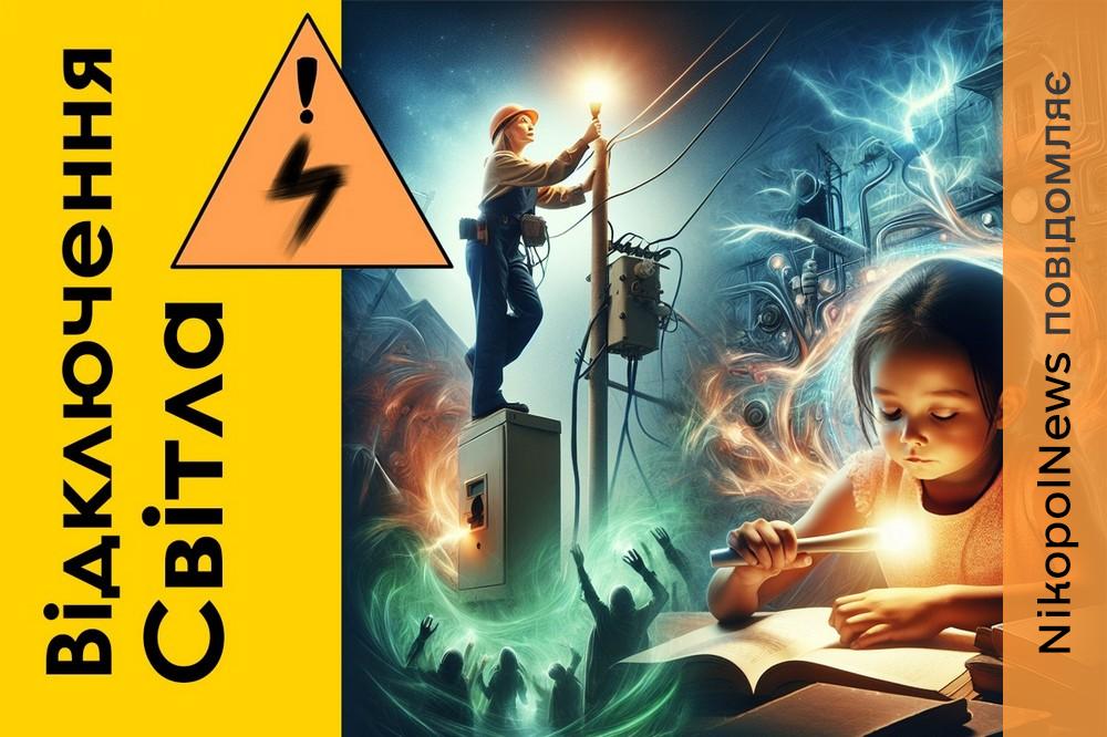 Де на Нікопольщині 16 і 20 квітня не буде світла 1 Де на Нікопольщині 16 і 20 квітня не буде світла 2