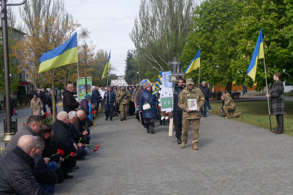 На Нікопольщині сьогодні провели в останню путь полеглого розвідника