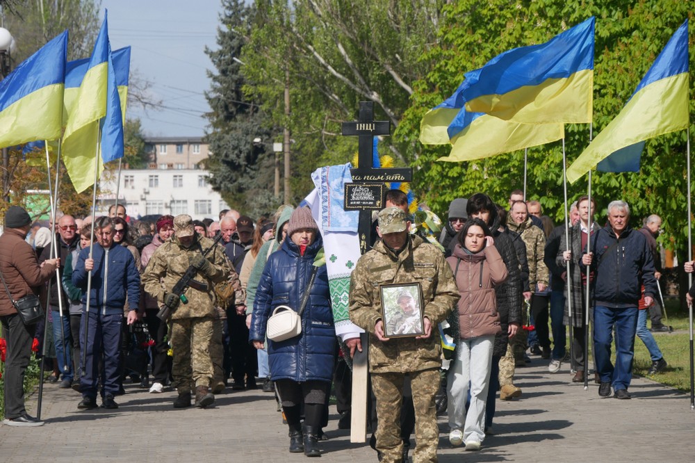 На Нікопольщині сьогодні провели в останню путь полеглого розвідника
