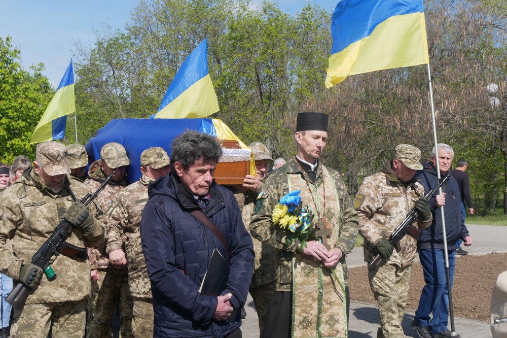 На Нікопольщині сьогодні провели в останню путь полеглого розвідника