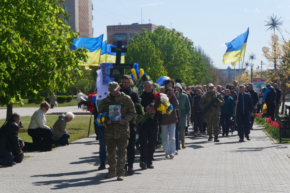 На Нікопольщині сьогодні провели в останню путь полеглого розвідника