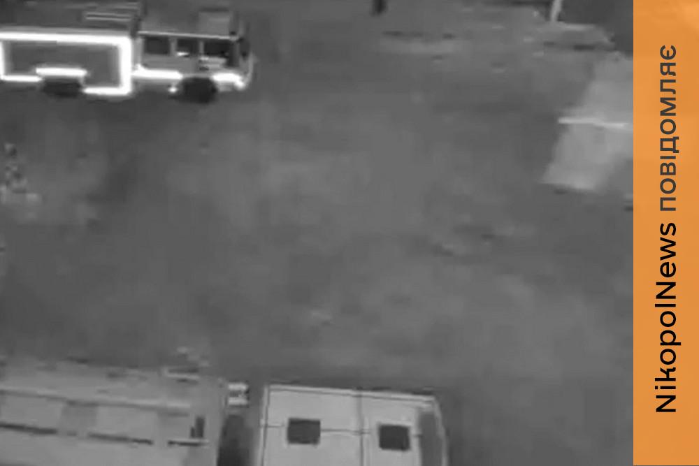 ВІДЕО МОМЕНТУ: цинічна атака на рятувальників на Нікопольщині сьогодні