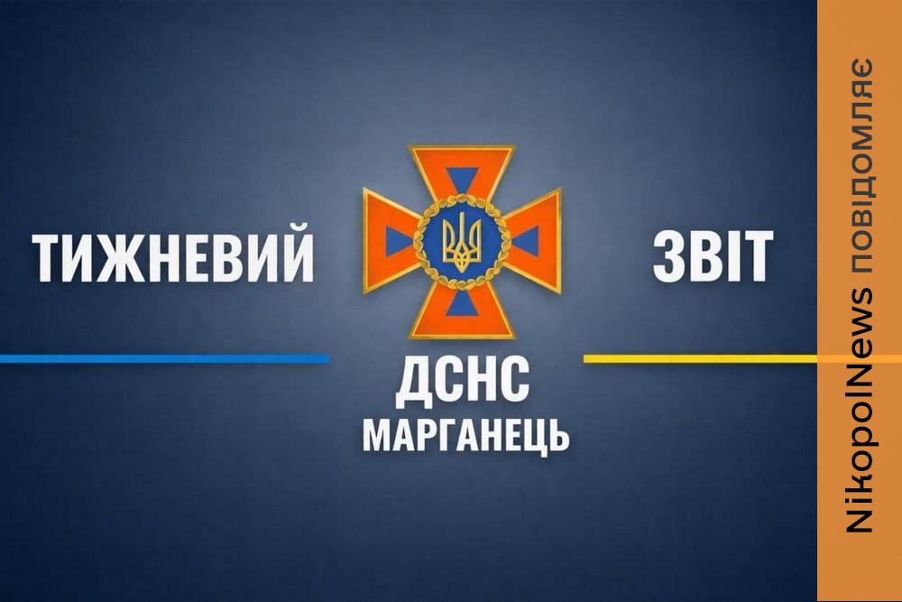 Один загиблий і двоє врятованих, більшість пожеж через атаки FPV-дронів: звіт ДСНС Марганця за тиждень 1 Оприлюднено звіт ДСНС Марганця за тиждень, що минув.