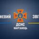 Одна загибла людина, загоряння через влучання дронів і масштабна пожежа в екосистемі: звіт ДСНС Марганця за тиждень