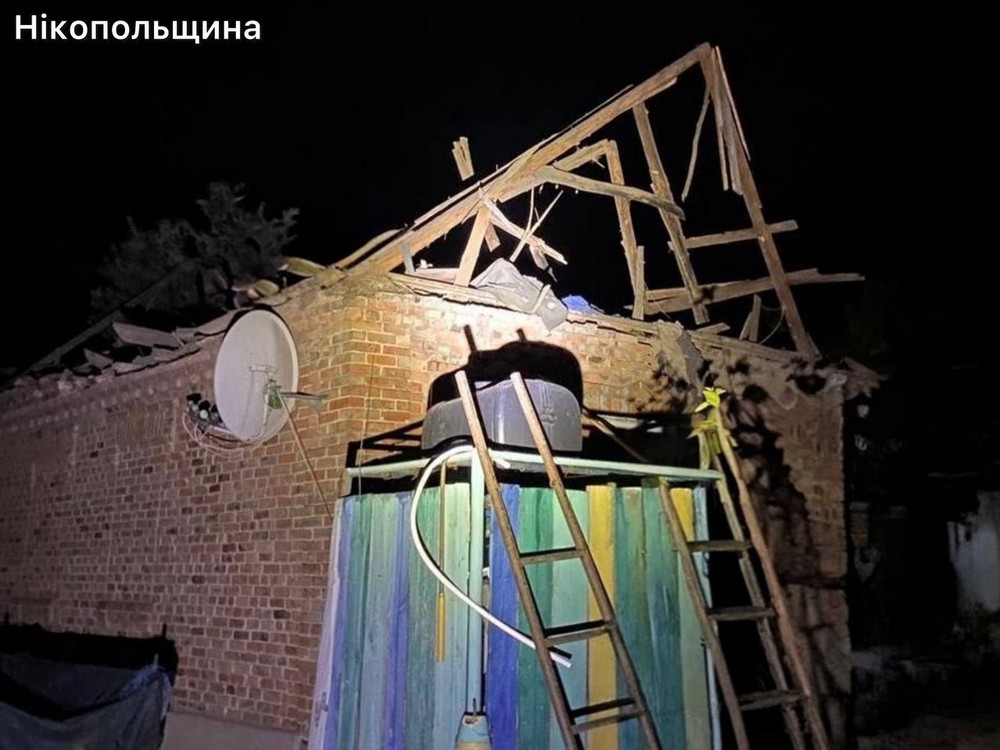 У Нікополі побито багатоповерхівки, район під ударом РСЗВ, Павлоград пережив ракетно-дронову атаку, також гучно було у Криворізькому і Кам’янському районах