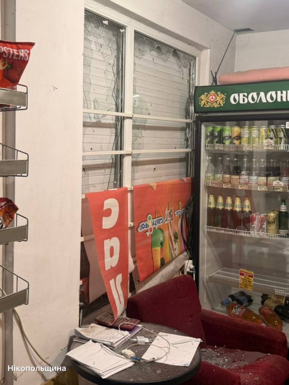 Нікопольщина під ударом РСЗВ та дронів – побито магазин, пошту, пожежне депо, також під обстрілами були Криворіжжя і Синельниківщина (фото) Нікопольщина під ударом РСЗВ та дронів – побито магазин, пошту, пожежне депо, також під обстрілами були Криворіжжя і Синельниківщина (фото)