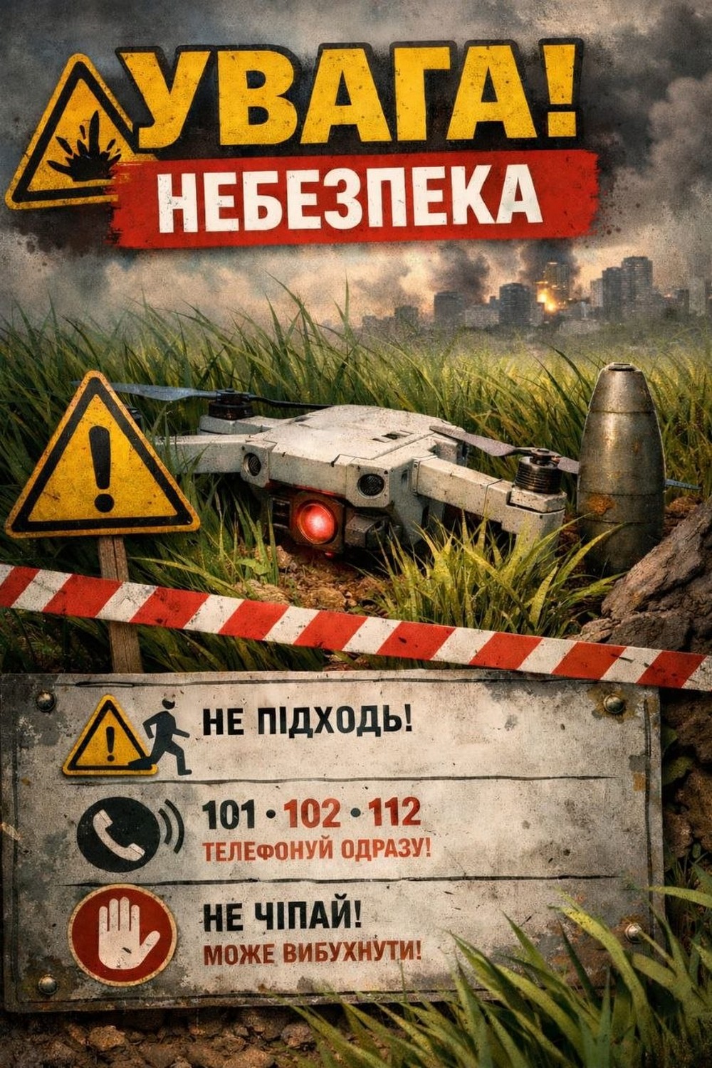 Увага! У Нікополі та районі фіксуються нові загрози з боку ворога Увага! У Нікополі та районі фіксуються нові загрози з боку ворога