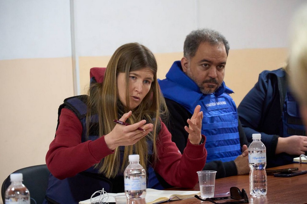 Посилення захисту Нікополя і фінансова підтримка мешканців: Олександр Саюк розповів про потреби представникам Управління ООН