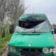 Влучання сталося в лобове скло: удар по автобусу на Нікопольщині і атаку на вантажівку прокоментували у поліції (фото)