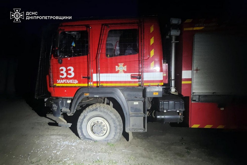 ВІДЕО МОМЕНТУ: цинічна атака на рятувальників на Нікопольщині сьогодні