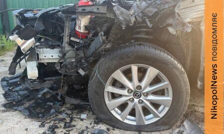 FPV-дрон у Марганці уразив авто редакторки запорізького видання «Акцент»