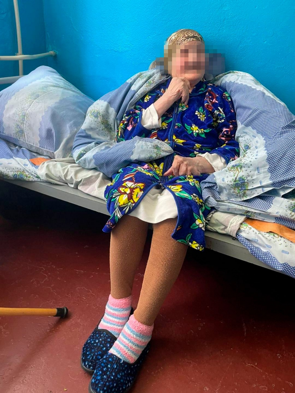 У Мирівській громаді евакуювали маломобільну літню жінку-ВПО до геріатричного пансіонату