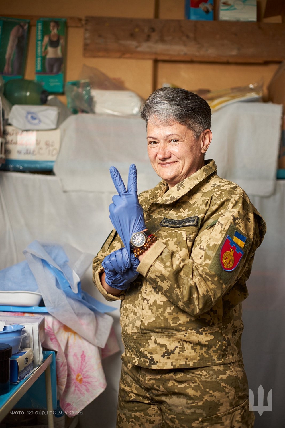 «Я тут на своєму місці»: історію бойового медика з Нікопольщини розповіли у 121-й бригаді ТрО