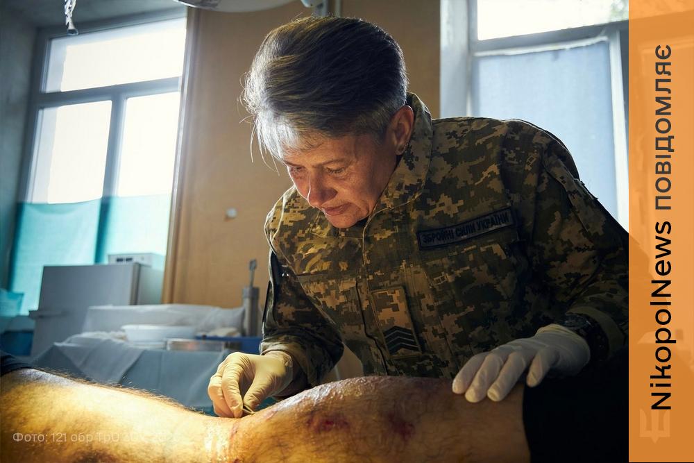 «Я тут на своєму місці»: історію бойового медика з Нікопольщини розповіли у 121-й бригаді ТрО