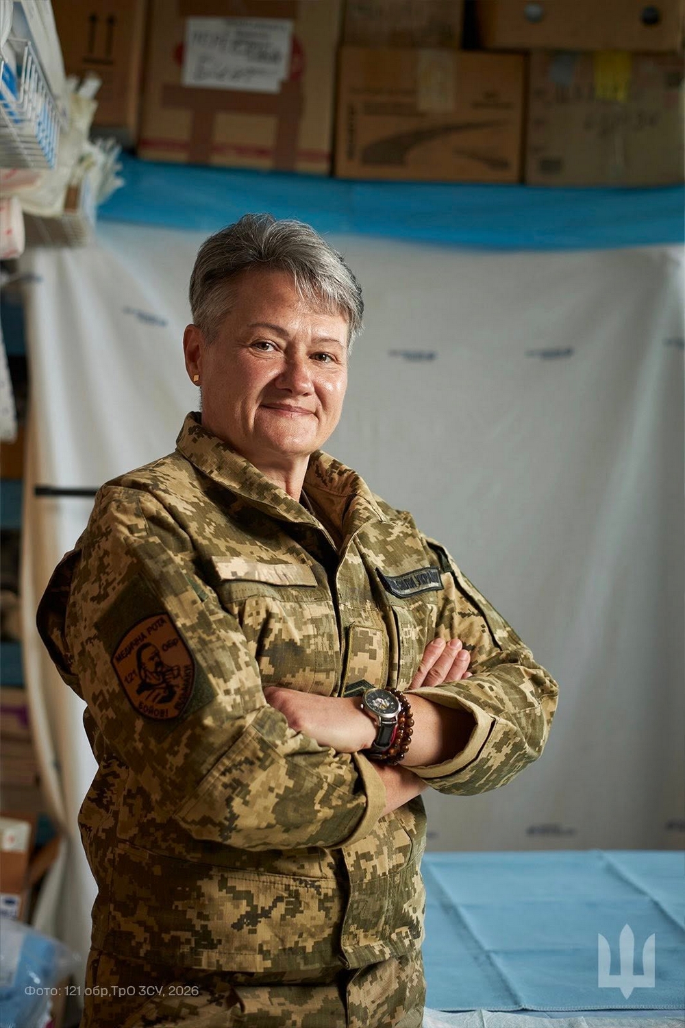 «Я тут на своєму місці»: історію бойового медика з Нікопольщини розповіли у 121-й бригаді ТрО
