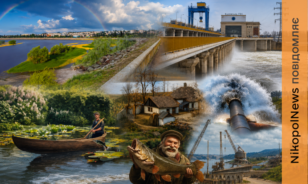Нікополь і Каховське море: історія будівництва Каховської ГЕС та створення водосховища