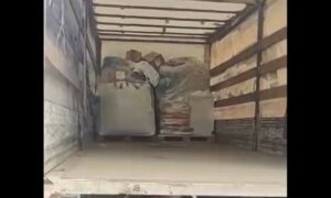 Вантажівки бояться їхати: у Нікополі притулок отримав допомогу для тварин з-за кордону (відео)