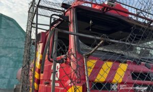 Ворог атакував рятувальників на Нікопольщині сьогодні: поранено водія (фото)