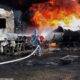 Спалахнули АЗС і бензовоз: ворог атакував критичну інфраструктуру Дніпропетровщини (фото)