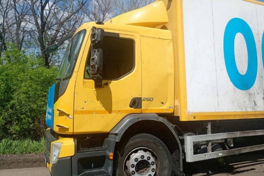 На Дніпропетровщині під удар дрона потрапив гуманітарний конвой ООН: є поранені