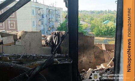 Вбитий і 17 поранених, понад 200 ударів по Нікопольщині, атаки на Дніпро, Криворіжжя і Синельниківщину – поліція розповіла про наслідки (фото)