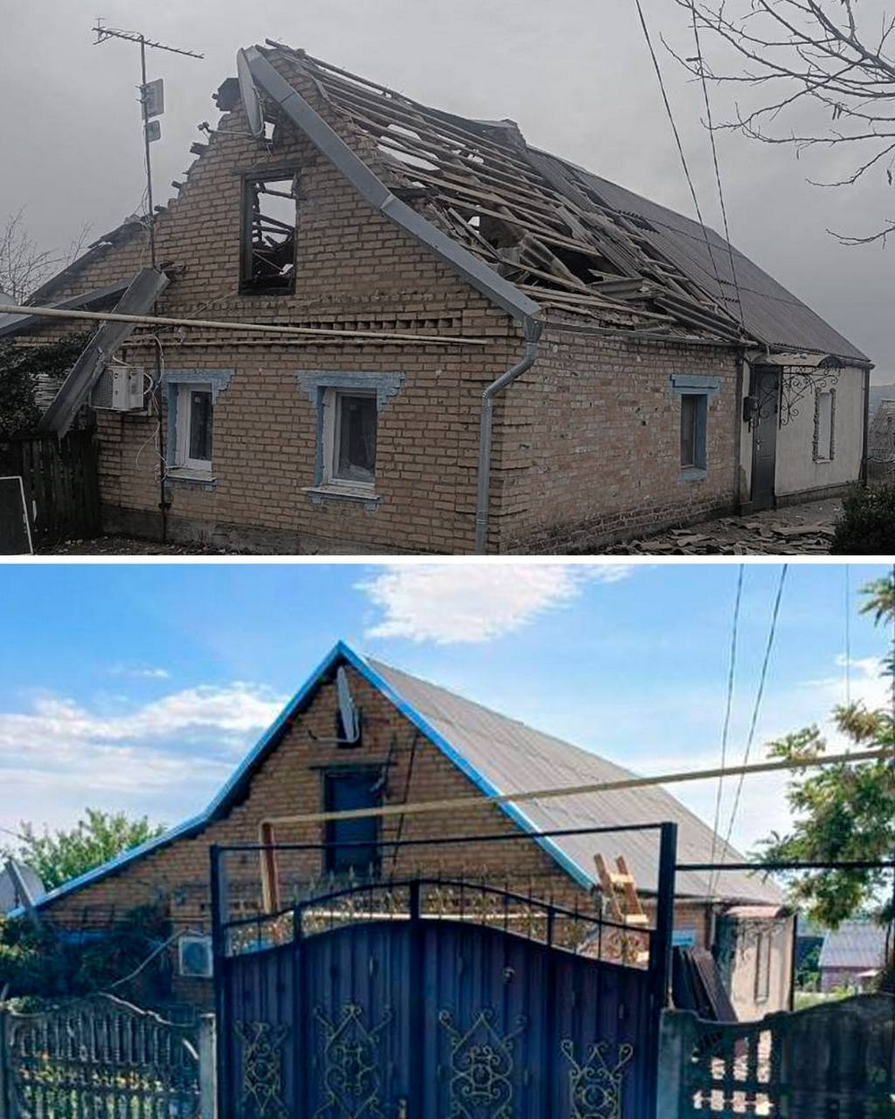 У Нікополі відновлюють житло мешканців після ворожих обстрілів: роботи тривають щодня (фото)