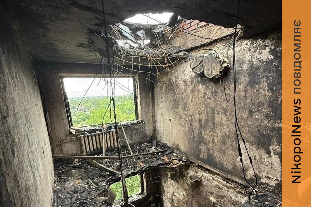 Ворог направив на Нікополь десятки FPV-дронів і поранив 5 людей, всього в області за добу 16 постраждалих у чотирьох районах – поліція (фото)